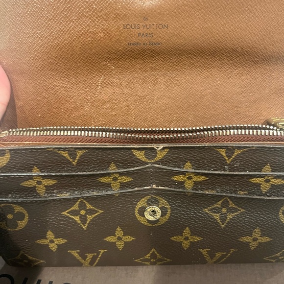 Louis Vuitton Monogram Brown Portefeuille Sarah Long Wallet - Picture 8 of 10